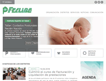 Tablet Screenshot of fecliba.org.ar